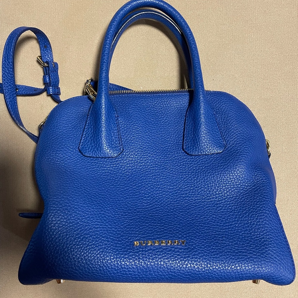 Burberry Bag-Royal Blue, used a few times no sign of wear or tear.